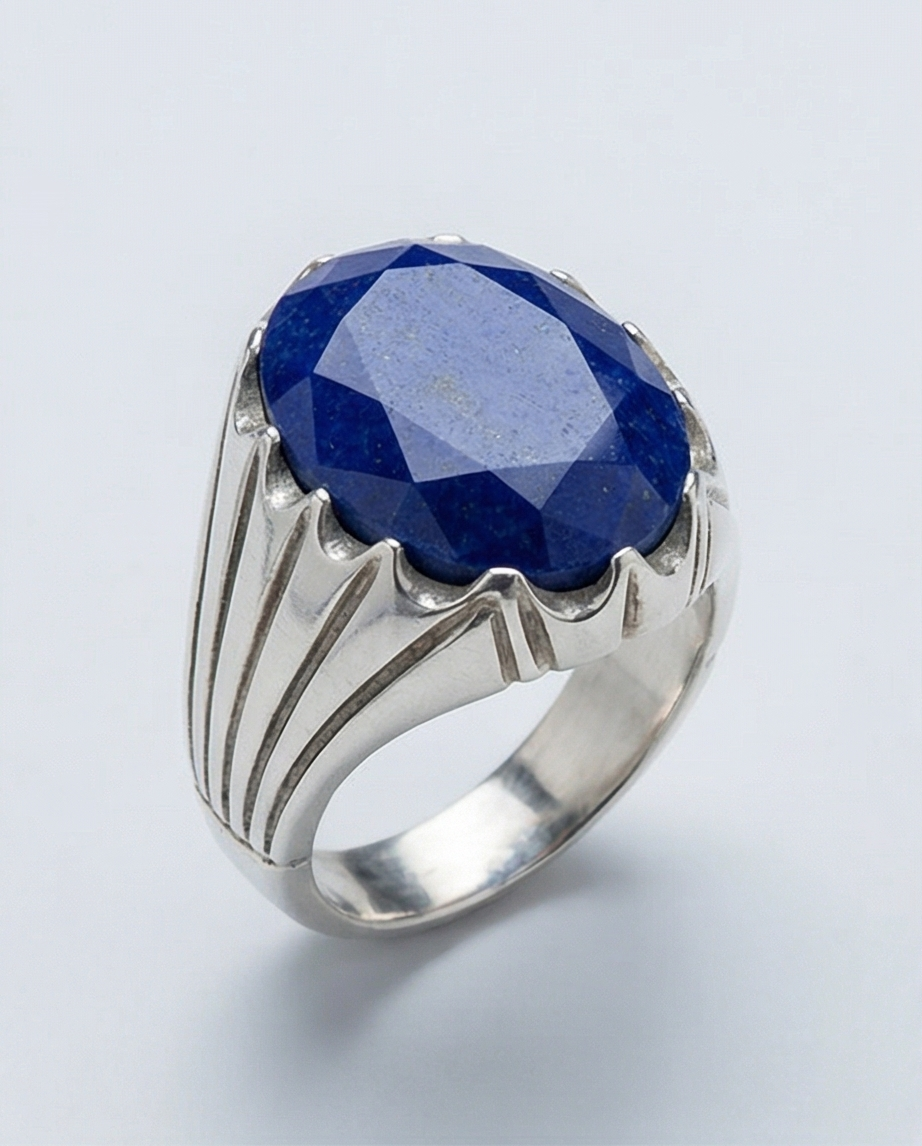 “Pure Lapis – Tidlös Herrring i Äkta Silver med Lapis Lazuli”