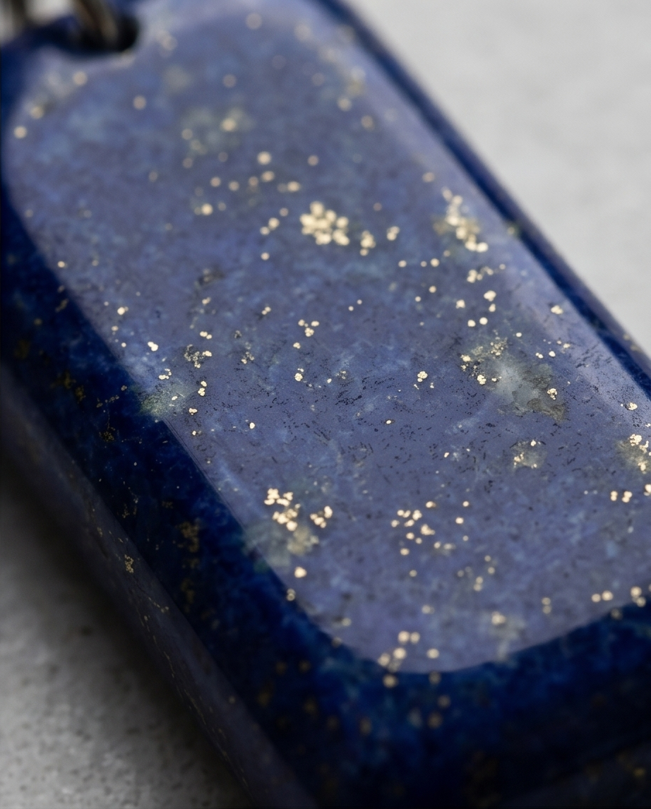 Amulet Lapis Key Ring – Handgjord lyckoaccessoar i äkta Lapis Lazuli