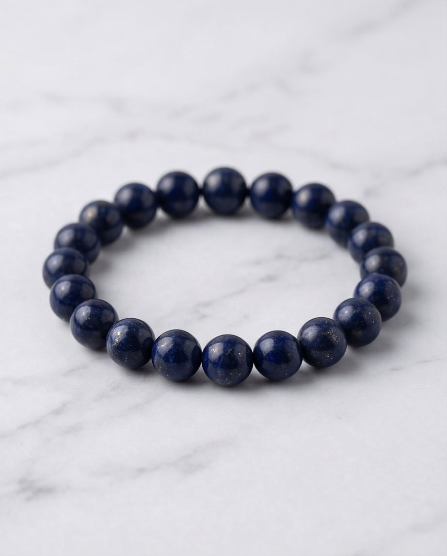 Lapis Vintage Oval Cuff – Handgjort Armband i Äkta Lapis Lazuli & Oxiderad Mässing