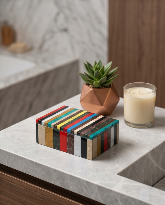 Stripe Pietra – Handgjord ask i 100% natursten